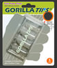 Gorilla Tips Fingertip Protectors Clear Size Small